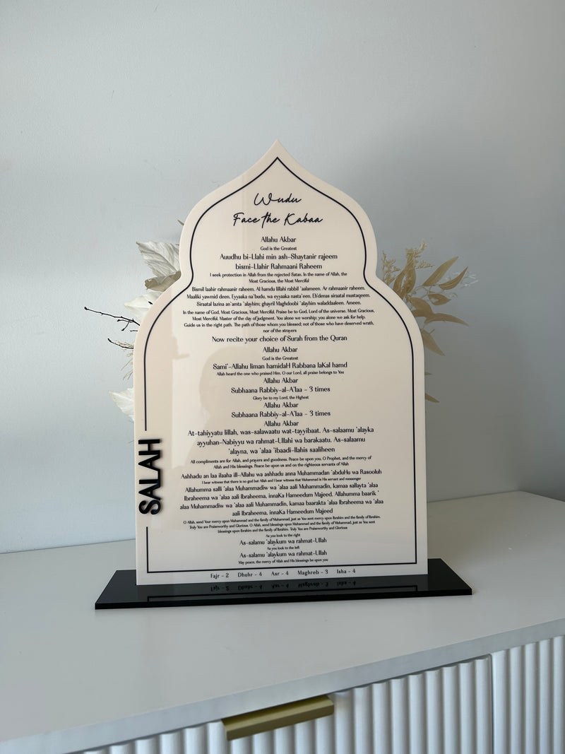 Prayer (Salah) Dome Sign