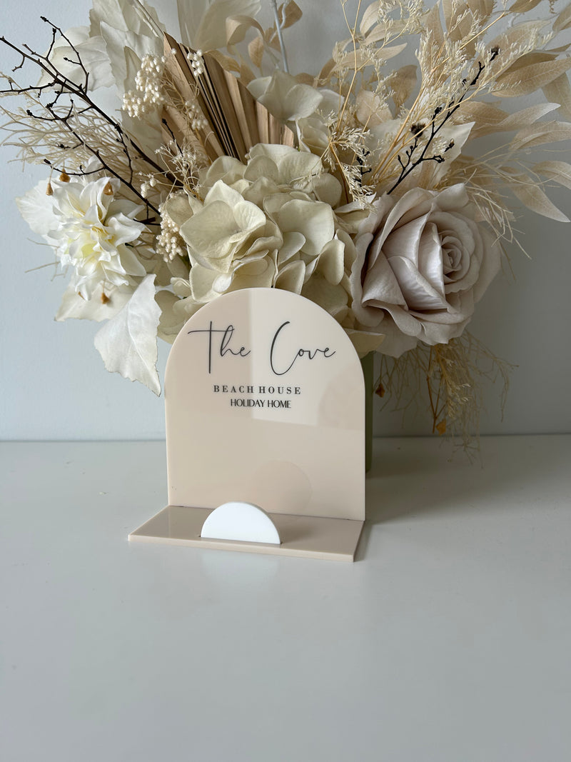 Business card holder with Name