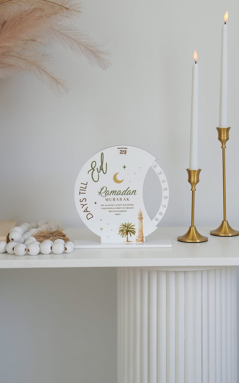 3D Days Till Eid Spinning - 2025 Version - Luxe Decor by Lisa