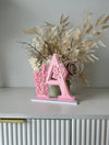 3D Floral Freestanding Letter - Luxe Decor by Lisa