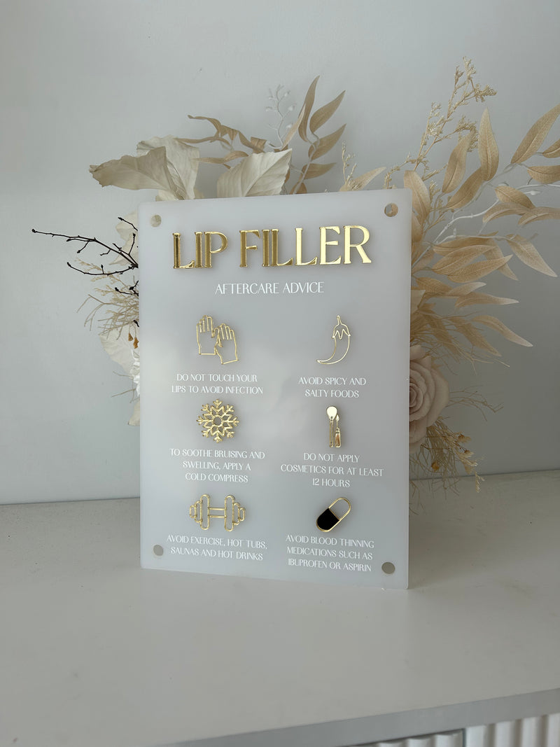 Lip Filler Sign