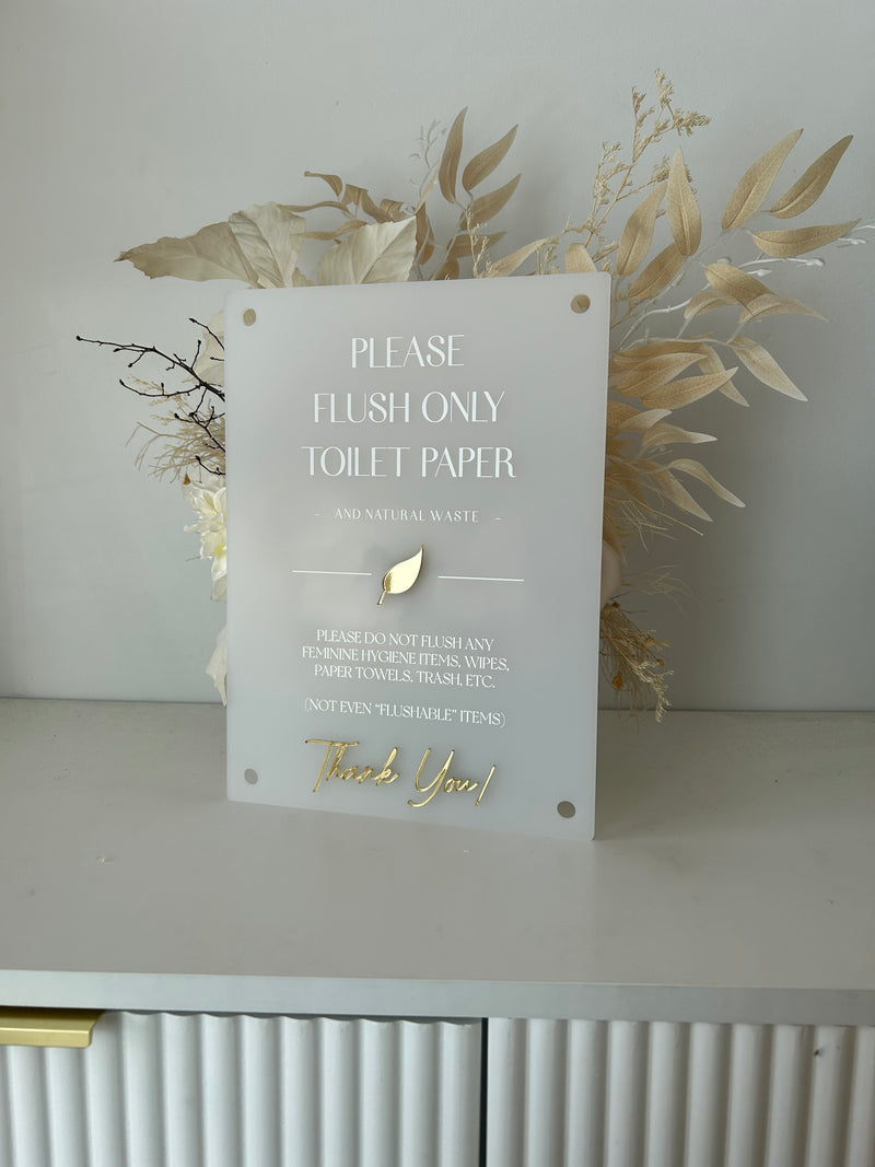 Bathroom Sign