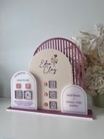 Modern Arches, Logo, 3 QR’s + Pricelist Style 1