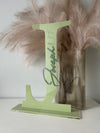 Acrylic Initial With Cursive Name - Freestanding - Luxe Decor by Lisa