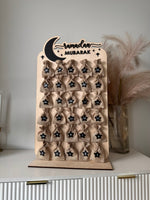 Advent Ramadan Countdown Till Eid Freestanding with Bags - black - Luxe Decor by Lisa