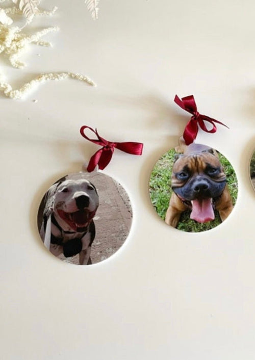 Custom Photo Baubles - Acrylic - Luxe Decor by Lisa