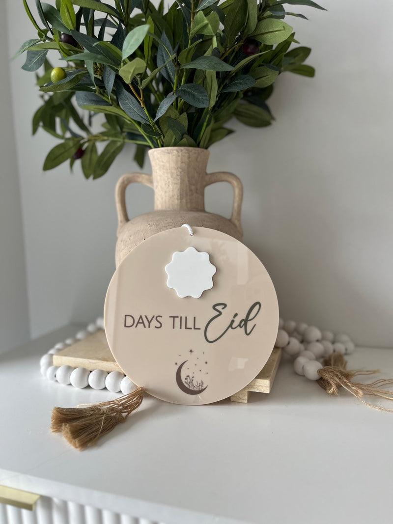 Days till Eid Circle Style 1 - Luxe Decor by Lisa
