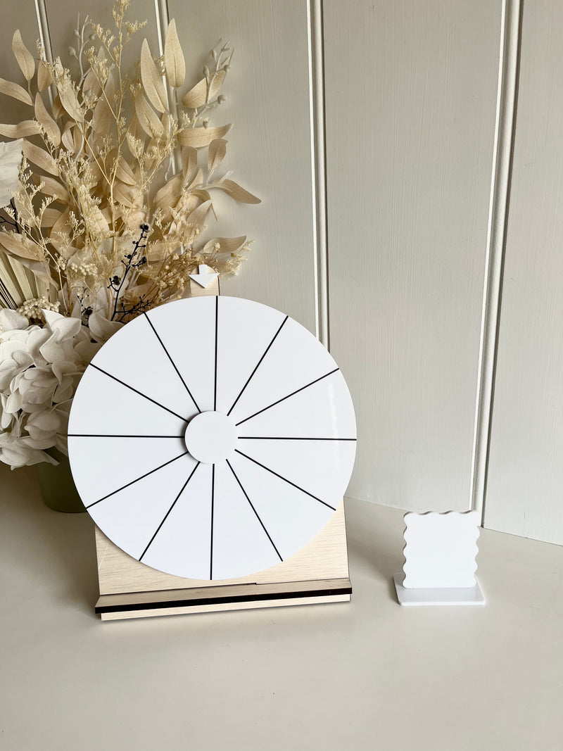 Spin the wheel - Blank or Custom Style - Small Size