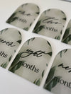 Arch Birth Milestone Set- Leaves