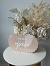 Wavy Oval Open/Closed Sign - Double Sided 2