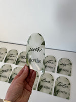 Arch Birth Milestone Set- Leaves