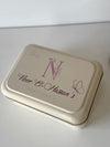 Keepsake Box - Floral Initial & Butterflies - Luxe Decor by Lisa