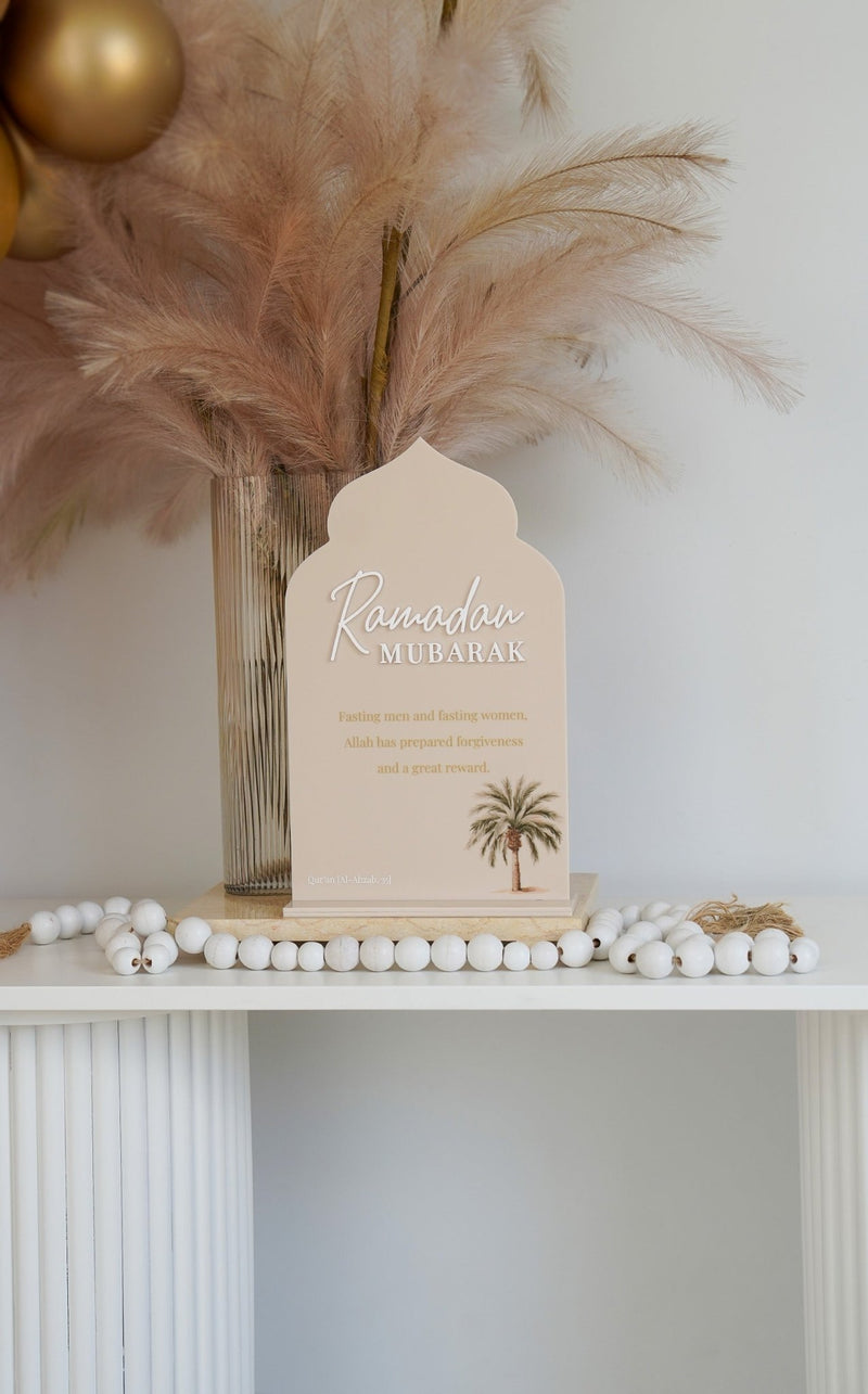 Mihrab Freestanding Dome - Ramadan Mubarak - Luxe Decor by Lisa