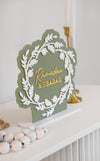 Ramadan Mubarak Wreath Freestanding - Luxe Decor by Lisa