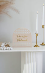 Rattan Ramadan Mubarak Arch - Luxe Decor by Lisa