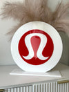 Round Freestanding Business Logo Signage - Luxe Decor by Lisa