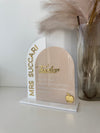 Semi + Arched Teachers Plaque - Luxe Decor by Lisa