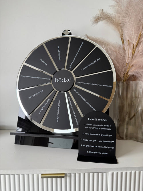 Spin the wheel - Large Size, Round, 11 Panels - 9 Large, 2 Small - Luxe Decor by Lisa
