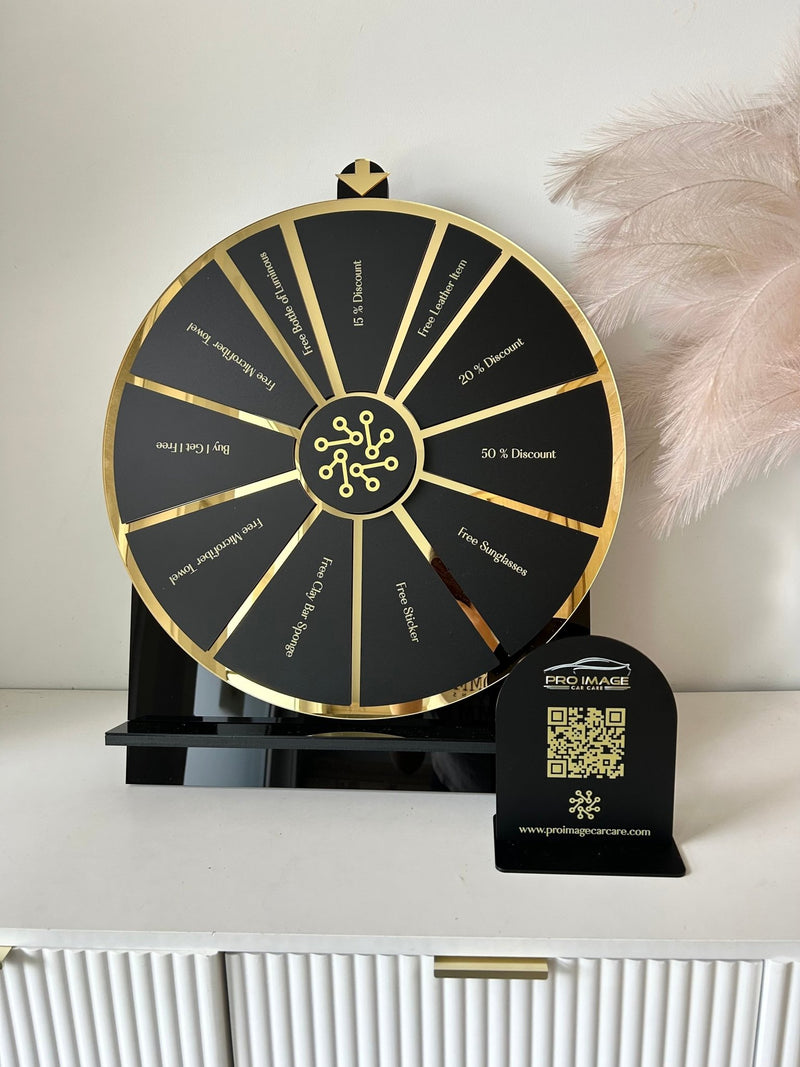 Spin the wheel - Large Size, Round, 11 Panels - 9 Large, 2 Small - Luxe Decor by Lisa