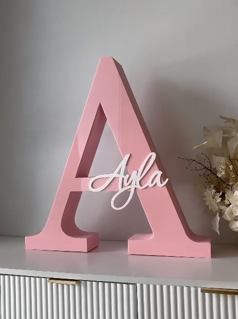 Thick Freestanding Letters - Luxe Decor by Lisa