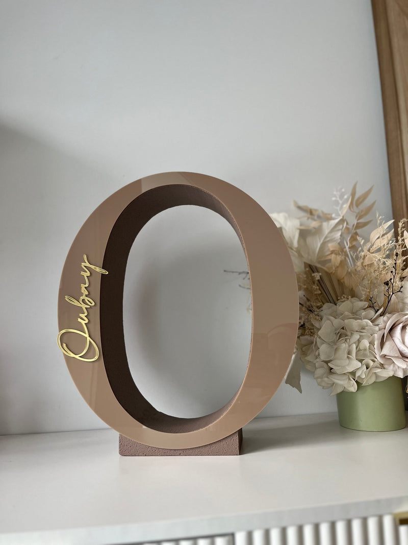 Thick Freestanding Letters - Luxe Decor by Lisa