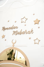 3 Worded Set for Eid, Ramadan + Mubarak + Stars - Luxe Decor by Lisa