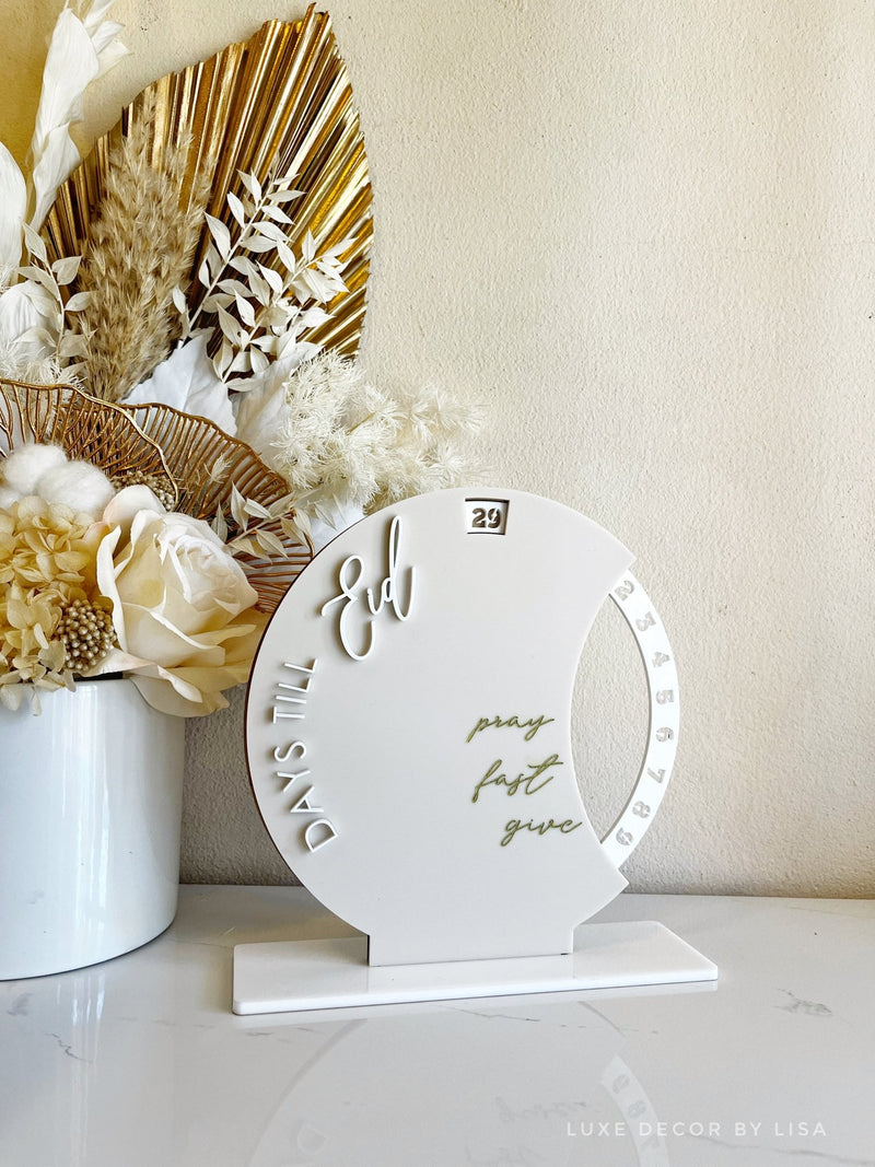 3D Days Till Eid Style 2 - 2022 Version - Luxe Decor by Lisa