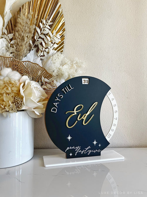 3D Days Till Eid Style 3 - 2022 Version - Luxe Decor by Lisa