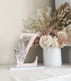 3D Floral Freestanding Letter - Luxe Decor by Lisa