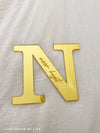 Acrylic Initial with Engraved Name - Luxe Decor by Lisa