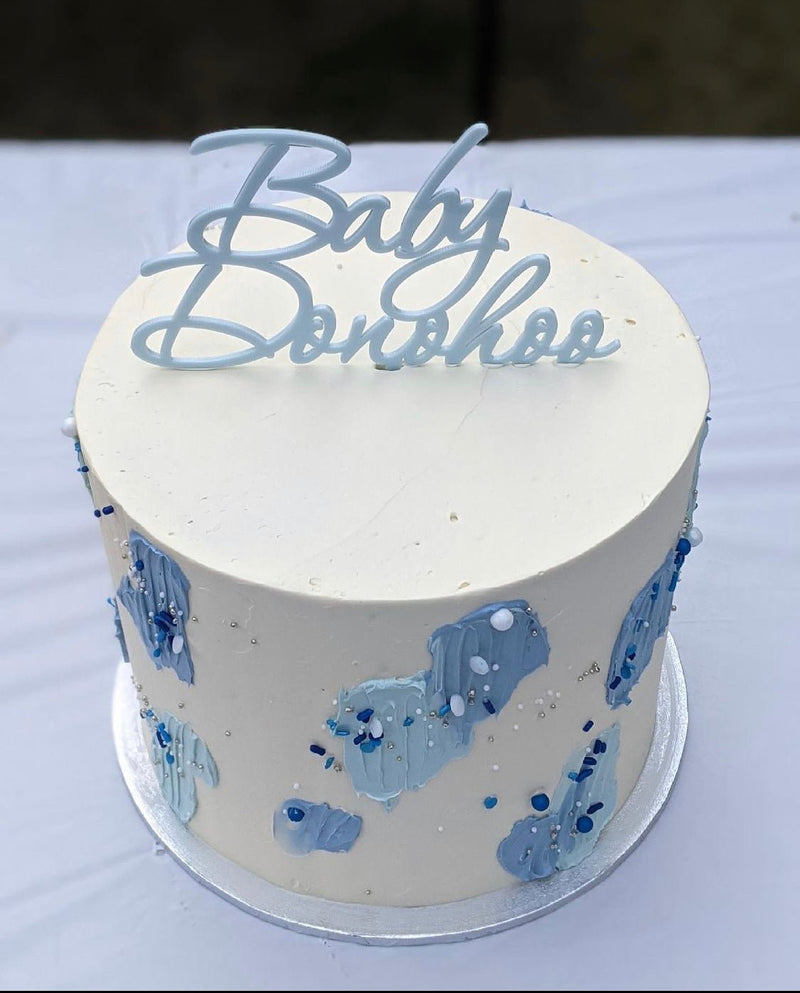 Baby Custom Name Cake Topper - Luxe Decor by Lisa