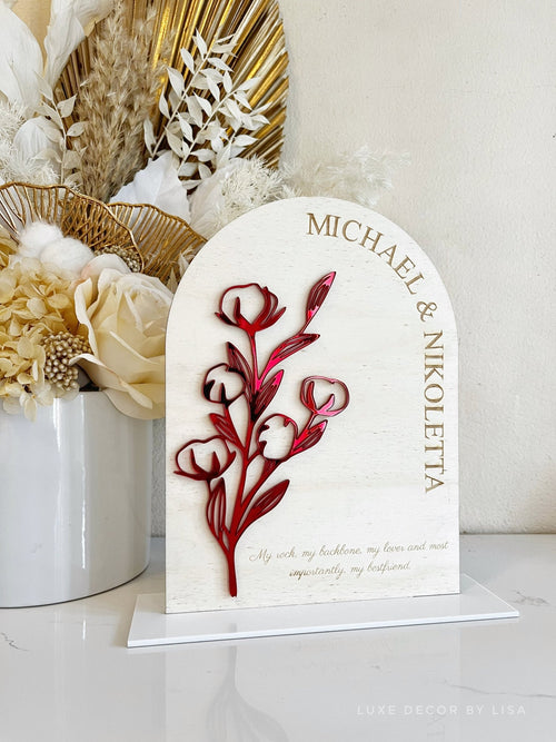 Couples Floral Arch Style 1 - Luxe Decor by Lisa