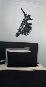 Dirt Bike Wall Art Wooden - Luxe Decor by Lisa