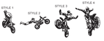 Dirt Bike Wall Art Wooden - Luxe Decor by Lisa