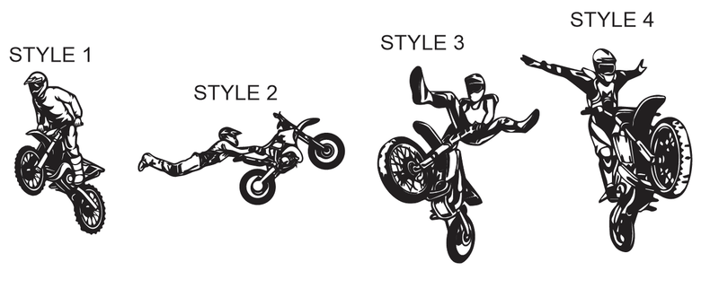 Dirt Bike Wall Art Wooden - Luxe Decor by Lisa