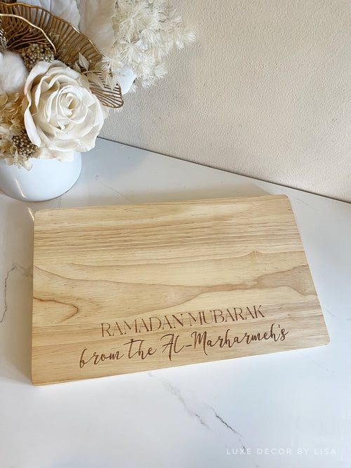 Double Sided Serving Board - Ramadan + Eid - Luxe Decor by Lisa