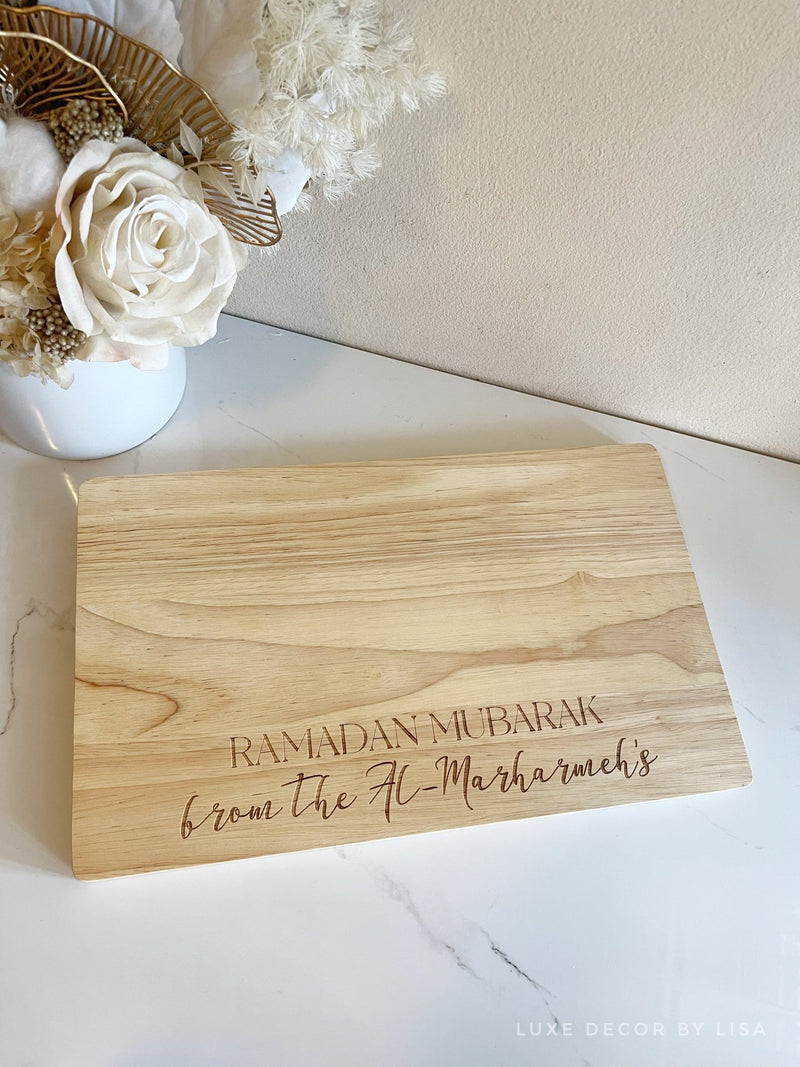 Double Sided Serving Board - Ramadan + Eid - Luxe Decor by Lisa