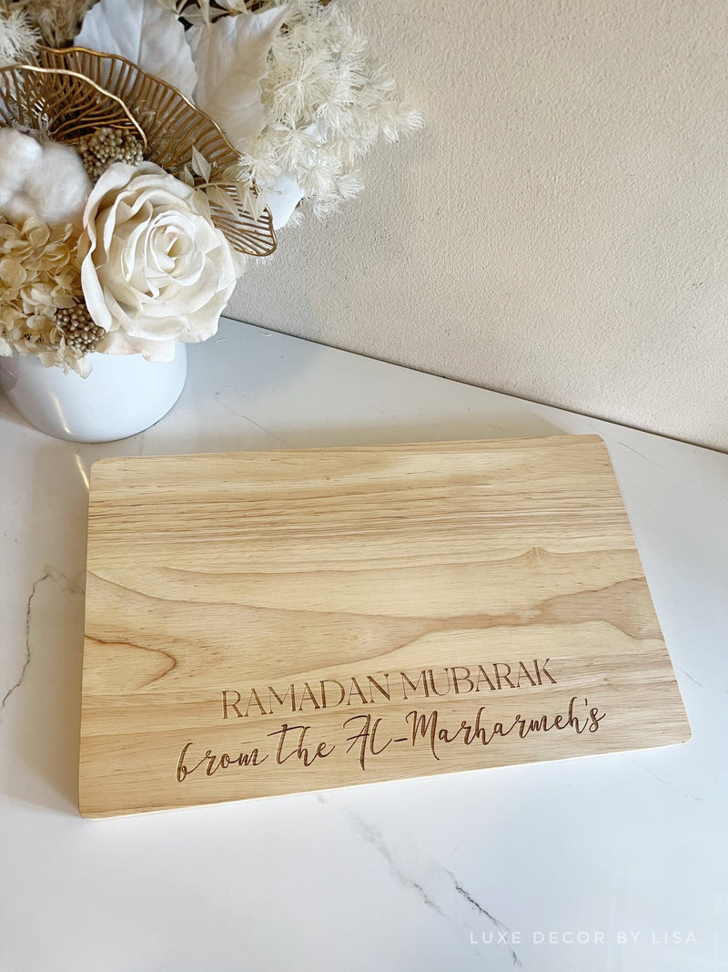 Double Sided Serving Board - Ramadan + Eid - Luxe Decor by Lisa