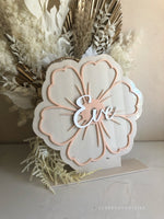 Flower 3D Name Plaque - Luxe Decor by Lisa