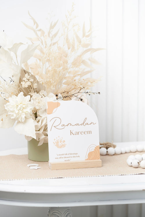 Half Arch Ramadan Printed Sign - Style 1 - Luxe Decor by Lisa
