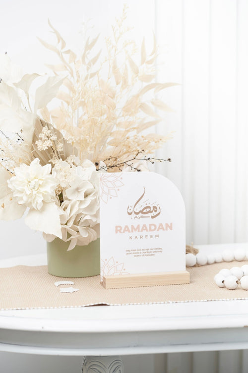 Half Arch Ramadan Printed Sign - Style 3 - Luxe Decor by Lisa