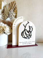 His & Hers Arched Couples Sign style 1 - Luxe Decor by Lisa