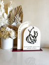 His & Hers Arched Couples Sign style 1 - Luxe Decor by Lisa