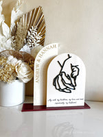 His & Hers Arched Couples Sign style 1 - Luxe Decor by Lisa