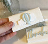 Hot Air Balloon and Cloud Mini Acrylic Shapes - Luxe Decor by Lisa