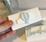 Hot Air Balloon and Cloud Mini Acrylic Shapes - Luxe Decor by Lisa