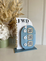 Modern 3 QR Sign Style 2