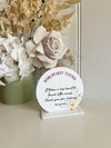Teachers Printed Circle - Freestanding Style 1