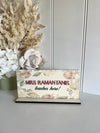 Floral Teachers Custom Freestanding Signs Style 2