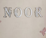 Initial Kids Floral 3D Letters - Acrylic + Acrylic - Luxe Decor by Lisa